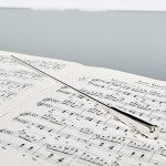 12" sterling silver conductor's baton