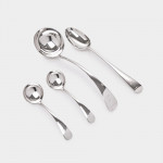 Set of Edwardian hand-forged Old English sterling silver cutlery set for 18