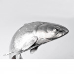 Cast salmon sterling silver model