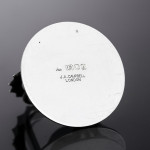 Set of six British wildlife sterling silver place card or menu holders