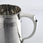 Silver-plated quart mug
