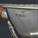 Sterling silver brandy warmer & pourer