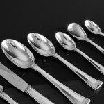 Extensive set of Art Deco Italian silver cutlery for 24 in fitted canteen