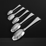 Extensive set of Art Deco Italian silver cutlery for 24 in fitted canteen