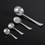 Extensive set of Art Deco Italian silver cutlery for 24 in fitted canteen