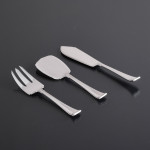 Extensive set of Art Deco Italian silver cutlery for 24 in fitted canteen