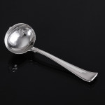 Extensive set of Art Deco Italian silver cutlery for 24 in fitted canteen