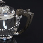 Antique 3-piece Queen Anne style sterling silver tea & coffee set