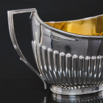 Antique 3-piece Queen Anne style sterling silver tea & coffee set