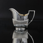 Antique 3-piece Queen Anne style sterling silver tea & coffee set