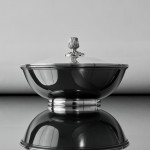Mid-century sterling silver bowl & cover