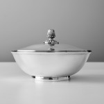 Mid-century sterling silver bowl & cover