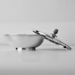 Mid-century sterling silver bowl & cover
