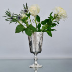 Large Aesthetic style Victorian sterling silver goblet