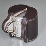 Edwardian silver half-pint tankard in original presentation case