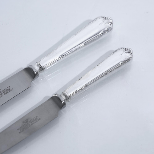 Louis XVI pattern silver-plated cutlery - table knife