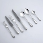Louis XVI pattern silver-plated cutlery - table knife