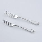 Louis XVI pattern silver-plated cutlery - dessert fork