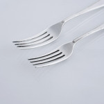 Louis XVI pattern silver-plated cutlery - dessert fork