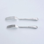 Louis XVI pattern silver-plated cutlery - dessert fork