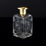 Silver-gilt Chinoiserie perfume bottle