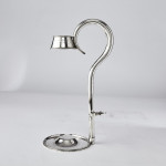 Silver-plated wine bottle holder