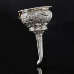 George III regency sterling silver wine funnel