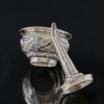 George III regency sterling silver wine funnel