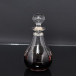 Director's Dartington wine decanter & sterling silver collar