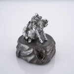 Sterling silver model of a warthog