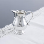 George II style sterling silver sparrow-beak cream jug