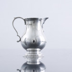 George II style sterling silver sparrow-beak cream jug