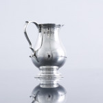 George II style sterling silver sparrow-beak cream jug