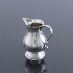George II style sterling silver sparrow-beak cream jug