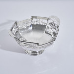 Edwardian-era antique pierced sterling silver bowl
