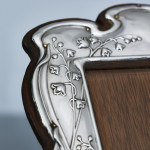 Art Nouveau sterling silver photograph frame