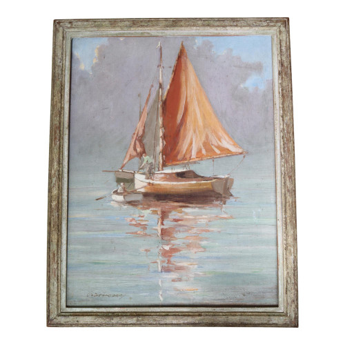 Oil on Board, Boat