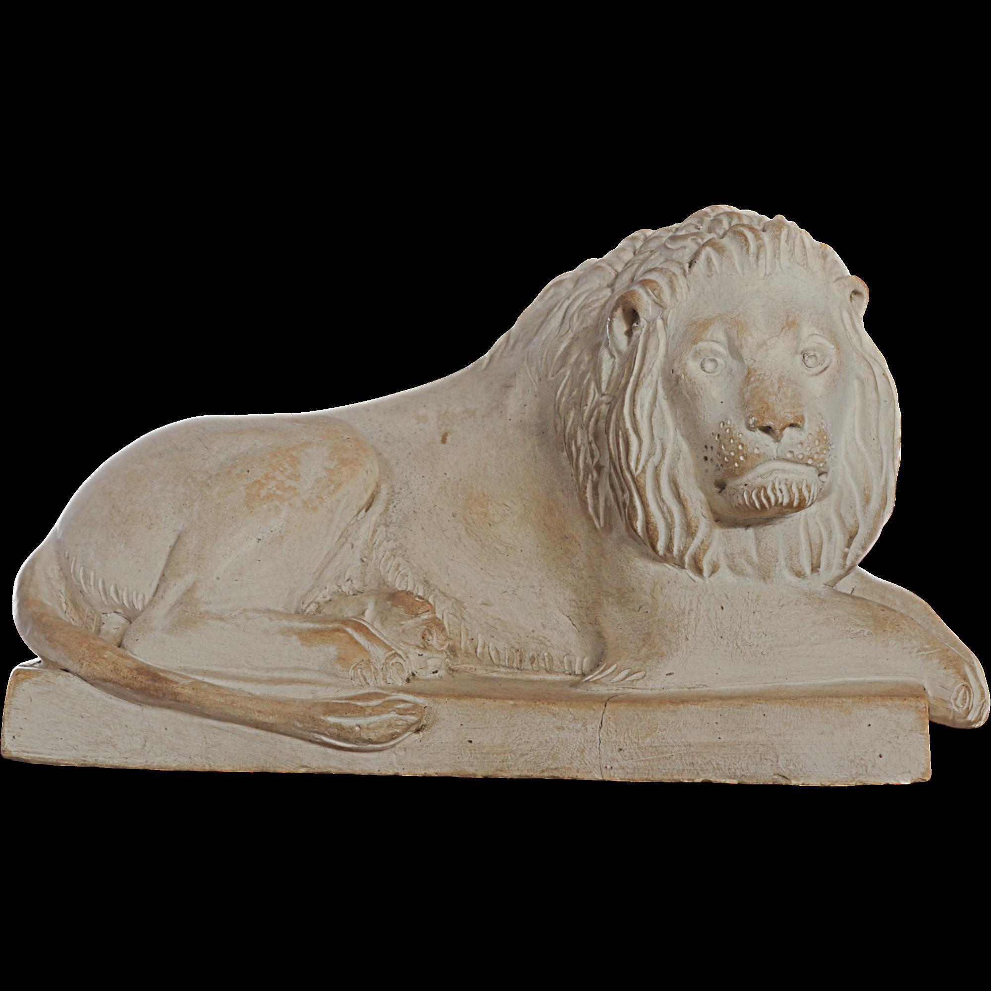 Grand Tour terracotta Lion