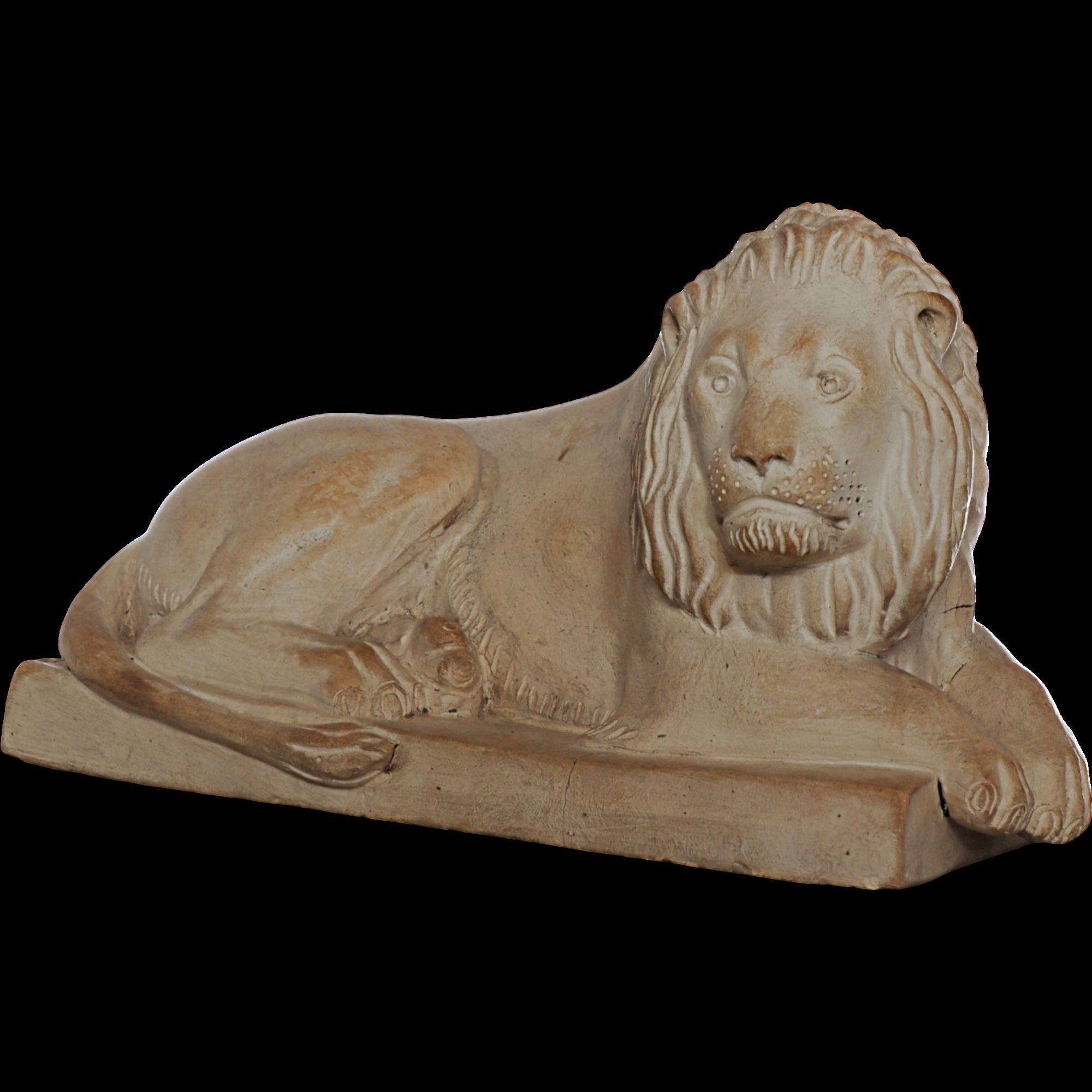 Grand Tour terracotta Lion