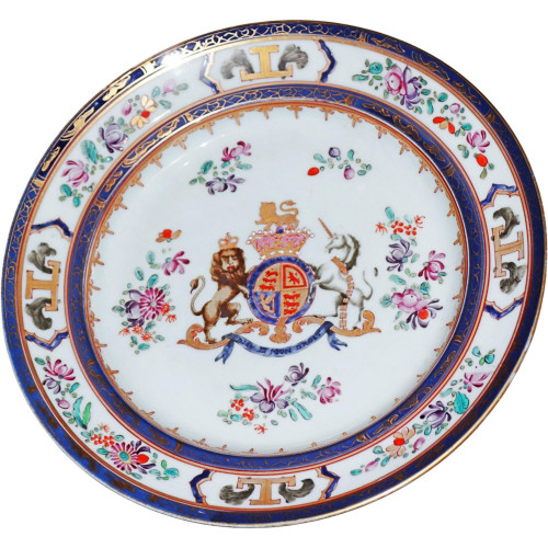 Samson porcelain Armorial plate