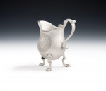 An important & extremely rare George I Cream Jug made in London in 1725 by John Eckfourd Jr II