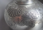 An extremely rare George II Tea Jar made in London in 1741 by Edward Feline.