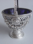 A very rare George III English Provincial Neo Classical Cream Pail made in Sheffield in 1775 by Tudor & Leader.