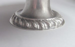 A very important pair of William & Mary Footed Salvers made in London in 1690, Maker's mark of TA with a pellet between