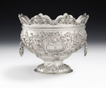 THE GUINNESS FAMILY MONTEITH.  A highly important early george iii Rococo style Monteith Bowl made in London in 1768 by Francis Crump.