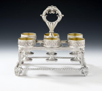 The Royal Silversmith Philip Rundell.  An exceptionally fine & Rare George III Egg Cruet made in London in 1819 by Philip Rundell.