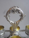 The Royal Silversmith Philip Rundell.  An exceptionally fine & Rare George III Egg Cruet made in London in 1819 by Philip Rundell.