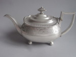ADMIRAL LORD NELSON.  An exceptionally rare George III Nile Teapot made in London in 1808 by Solomon Hougham.
