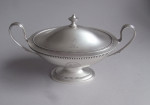 A very rare pair of George III Sauce Tureens, with their original stands, made in London in 1780/81 by Daniel Smith & Robert Sharp.