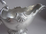 An important and extremely unusual pair of George III Cast Sauceboats made in London in 1814 by William Fountain.